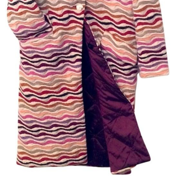 On SALE! Uber Rare Vintage Missoni Reversible Long Coat - Picture 2 of 6